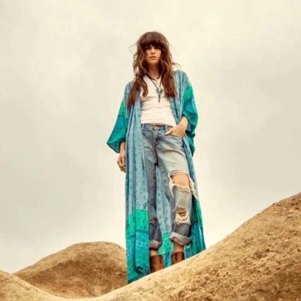 ♡ Early Days • OG Desert Wanderer Robe in Turquoise Dawn • OS